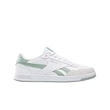 Reebok Damen Classic Legacy Sneaker, Footwear White/Hybrid Green/Barely Grey, 34.5/35.5 EU