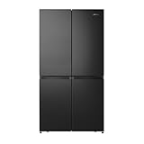 Hisense RQ758N4SAFE Cross Door Kühl-Gefrierkombination/NoFrostPlus/Inverter-Kompressor/Multiflow 360°/ SuperCool/ 178,5 cm/Kühlteil 393 l/Gefrierteil 216 l/ 40 dB/ 320 kWh/Jahr/schwarz