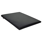 FORTISLINE Hundematte Hundebett Capri (M - 80cm x 60cm, Schwarz)