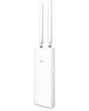 Cudy Outdoor AC1200 Gigabit Wireless Access Point, WLAN-Extender für den Außenbereich, IP65 wasserdicht, Gigabit RJ45, Beamforming, MU-MIMO, PoE-Adapter enthalten, AP1300-Outdoor