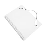 VILLFUL Refillable Hefthülle mit Löchern Halbtransparente PP Klarsichthülle Langlebiger Notizbuchschoner Glatt Kratzfest Vielseitiger Schutz für Planer und Journal Praktisch für Büro und