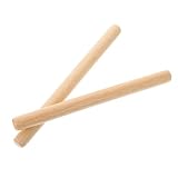ERINGOGO 2 STK Instrument Stick Rhythmus Stick Schlagzeug Jazz-Drumsticks Rhythmus-Sticks Musikinstrumente Rhythmusstöcke Schlägelstöcke Für Trommeln Beißen Musik Musical Holz