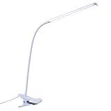 Led Schreibtischlampe - Clip Zum Augenschonenden Lesen, Schwenkarm Klemmleuchte, Usb Stehleuchte Arbeitslampe Für Malen Lernen Arbeiten | Für Wohnzimmer Schlafzimmer Klassenzimmer Studium Kinder Malen