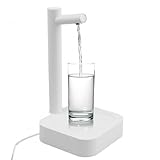 Elektrischer Wasserspender, 7-stufige Quantitative USB Wasserflaschenpumpe, Tragbarer Automatischer Kaltwasserspender, Geräuscharme ABS Wasserflasche Spender für Zuhause & Büro