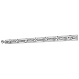 Dripex Kleiderhaken Wand mit 8 Haken, Garderobenhaken Edelstahl, Garderobenleiste Wandgarderobe für Schlafzimmer Bad Küche, Garderobenhaken für Mänteln, Hüten und Handtüchern, Silber