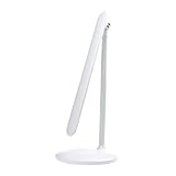 Uonlytech Praktische USB Wiederaufladbare LED Schreibtischlampe mit Augenschutz Design für Schlafzimmer Wohnzimmer und Studium Langlebig und Leicht als Buchlampe