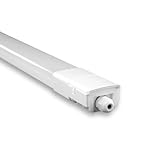 LUXULA LED Feuchtraumleuchte 120 cm - mit Quick Connector - IP66 | IK08 | 4000K Neutralweiß - 32W | 3616lm - Wannenleuchte Röhre Keller Garage Werkstatt - durchschleifbar