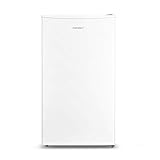 Comfee RCD80WH3(E) Kühlschrank mit Gefrierfach, 80L Kleiner Kühlschrank, Obst- und Gemüsefach, 84.5 cm Höhe, 47.5 cm Breite, 110 kWh pro Jahr, Einstellbare Temperaturregelung, verstellbare Füße, weiß