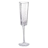 Klare Champagnergläser – Espressotassen Hochzeitsdekoration – Hochzeitsgläser – dicker Boden Kristallweingläser mit stilvollem schickem Look – Hochzeitsdekor Gold Glitzer Champagnergläser für Rotwein
