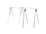 STANLEY Arbeitsbock höhenverstellbar Unterstellbock Paar aus Metall Höhe 736mm, Unterstellbock für hohe Lasten, belastbar bis 340 kg, Silber - STST81337-1