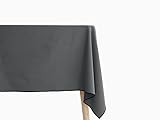 VENT DU SUD Hono Tischdecke, 160 x 300 cm, Anthrazit