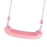 Robuste Schaukelbank - Schaukelgestell Mit Verstellbarem Seil | Ergonomischer Aufhängbarer Sitz Mit Verstellbarem Seil Interaktiver Spielspaß Für Drinnen Und Draußen Terrasse Garten Balkon Park Für