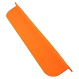 Filteilect Silikon-Spritzschutz für die Spüle, Küchenrückwand, Wassersperre, 49 cm, spülmaschinenfest, wiederverwendbar, für Küche, Badezimmer, Arbeitsplattenschutz (orange)