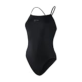 Speedo Damen Eco Endurance+ Thinstrap 1 Piece Schwimmanzug, Schwarz, 34 EU