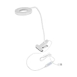 DECOMELODY LED Klemmlampe Mit Leds USB Betriebene Leselampe Für Schreibtisch Und Nachttisch Flexible Arm Leuchte Für Lesen Arbeiten Und Studieren Augenschonendes Licht