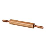 Amazon Basics Holz-Nudelholz, 43,2cm, Akazienholz