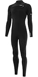 Nyord 2025 Männer Solu Yulex 4/3mm Brustreißverschluss Neoprenanzug SOLM43001 - Black