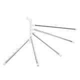 FONDOTIN Edelstahl Handtuchhalter Armig Drehbar Ohne Bohren Wandmontage Badetuchhalter Platzsparend Badezimmer Organizer