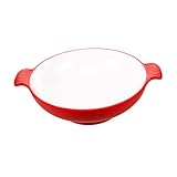 NOLITOY Tiefe Wiederverwendbare Plastikschüssel Pastaschüssel Mit Doppelgriff Große Servierschüssel Für Snacks Und Salate Küchengeschirr Für Zuhause Und Restaurant