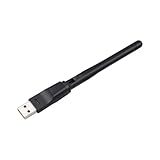Sttejlbho RT5370 Wireless-Karte, Tragbar, 2,4 G, 150 Mbit/S, USB-WLAN-Adapter, WLAN-Antenne, USB-WLAN-Empfänger für PC und TV-Box, Einfache Installation