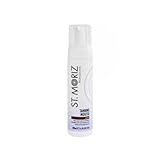 St. Moriz Professional Instant Bräunungsmousse in Dark - schnell trocknendes Selbstbräunungsmousse mit Leitfarbe - mit Aloe Vera und Vitamin E - Dermatologisch getestet, ohne Tierversuche - 200ml