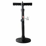 Werkstattpumpe ohne Manometer, kompakt und tragbar, zum Aufpumpen von Reifen und aufblasbaren Gegenständen im Haushalt und bei der Arbeit.