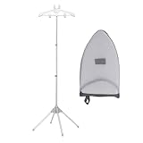 Dampfständer Für Kleidung, Handheld Dampfbügelstände, Kleiderbügel Für Dampfglätter, Teleskop Höhenverstellbar & Drehbar Aus Aluminiumlegierung Für Haushalt & Hotel