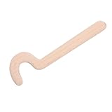 Uonlytech Töpferwerkzeug mit Langem Holzgriff Ergonomischer Keramik Modellierstab zum Schnellen Formen von Töpfen und Vasen Polierte Kante für Atelier und Heimgebrauch