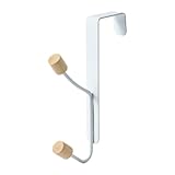 Türhaken – Tür-Kleiderhaken | Metallgarderobe | wiederverwendbarer, robuster Taschenhaken | Multifunktionale Aufbewahrung zu Hause, Kleiderbügel für Wohnzimmer, Schlafzimmer, Badezimmer