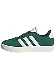 adidas Vl Court 3.0 K Unisex Kinder Sneaker, Collegiate Green Off White Gold Metallic, 39 1/3 EU