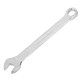 Auniwaig 1 cm Cr-V 10 mm metrischer Ringmaulschlüssel, offenes Ende, 135 mm Länge, 12-Punkt-Design, hochglanzpoliert, 1 Stück