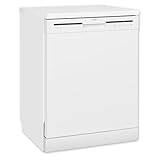 Exquisit Geschirrspüler, Spülmaschine, Freistehend, Unterbaufähig, 12 Maßgedecke, Geschirrspüler 60cm, GSP56012-030E weiss