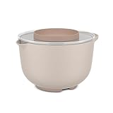 Mepal - Rührschüssel mit Deckel Chef it - Anti-Rutsch Boden - Mikrowellen- und Spülmaschinengeeignet - Schüssel - Material beständig bis zu 110°C - 3000 ml - Chalk
