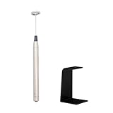 Metall Elektrischer Milchmixer mit Ständer Klein Tragbar High Speed für Kaffee Cappuccino Mixer Küchenwerkzeug Küche Elektrischer Aufschäumer