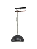 Generico Rustikale schwarze Hängeleuchte im Vintage-Stil, 1-flammig, GL0221 für Küche, Wohnzimmer, Esszimmer, Kinderzimmer, Schlafzimmer, Eingangsbereich, Flur