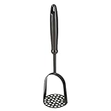 Kartoffelstampfer aus Edelstahl | Küchenutensil, Lebensmittelpresse, leichter Gemüsezerkleinerer – für Küche, Haus, Kochen, Kartoffeln, Gemüse, Fleisch, Tomaten, Avocado