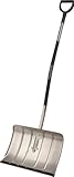 Freund 2000528 Ergo Aluminium-Schneeschieber 50 cm mit Thermoflexkunstoffkante und ergonomischen Aluminiumstiel 130 cm mit D-Griff