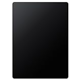 FUNOMOCYA Magnetische Selbstklebende Tafelfolie 40X30cm Schwarz Wiederverwendbare Kühlschrank Notiztafel Abwischbar und Rückstandsfrei für Nachrichten und Zeichnungen