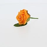 Shimmer-hj Knopflöcher für Hochzeit, Mandarine, Orange, 50 Stück Perfekt für Braut, Bräutigam, Brautjungfer und Gäste