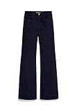 ARMEDANGELS Damen Jeans Flared Leg Mid Waist Bio-Baumwoll Mix X-Stretch ANAMAA Skinny Fit Dark Cyanic