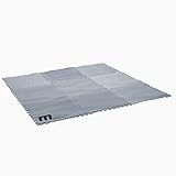 BRAST® MSpa Whirlpool wärmeisolierte Schaumstoff Bodenmatte | 177x177cm | medium | 9 Stück a 59x59cm | ineinander steckbar | passend für Whirlpool Oslo, Tekapo, Bergen & Naval
