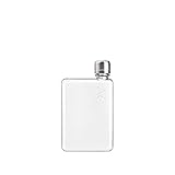Memobottle, A6 (375 ml) – die flache Wasserflasche wurde entworfen, um in Ihre Tasche zu passen | BPA-frei | andere Größen: A7, A6, A5 und SLIM