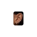 MILACOLATO Kleine Creolen Ohrringe für Damen Herren Chirurgenstahl Knorpel Huggie Ohrringe Snug Lobe Nase Lippen Daith Helix Piercing Schmuck Winzige Hoop Hinged Schläferohrringe Silber