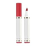 Korean Gloss Lippenstift-Stift, Lipliner, 6 Farben, nicht verblassend, Hakenlinie, Lippenfärbestift, 3,5 g, Labial (C, Einheitsgröße)
