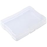 SageFurned Foto-Aufbewahrungsbox mit 16 Innenhüllen und 1 Blatt Etiketten, 10,2 x 15,2 cm, Bilder-Organizer für Fotos, Handwerk und Bürobedarf, transparent