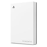Seagate Game Drive PS4/PS5, 2TB, tragbare externe Festplatte, 2.5 Zoll, USB 3.0, weiß, LED blau, inkl. 2 Wochen Playstation+, STLV2000202