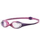 arena Spider Junior Schwimmbrille für Kinder, Schwimmbrille mit Anti-Beschlag und UV-Schutz, Selbstjustierender Nasensteg, Hypoallergene Silikondichtungen