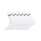 Fila Herren Sportsocken FILA/AM/TNX6 (6er Pack), Weiß, 43/46