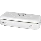 Clatronic Vakuumiergerät/Folienschweißgerät/Vakuumierer/Schweißgerät FS 3261; für Sous Vide; elektronische Leistungsregelung; Sichtfenster für Folienvorrat; mit 1x Vakuumierfolie; weiß