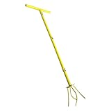 Hand-Gartenwerkzeug, Hand-Gartenfräse, verstellbare manuelle Gartenfräse, höhenverstellbar, drehbarer Kultivator mit Gartenkralle, Kultivator, Lockerer